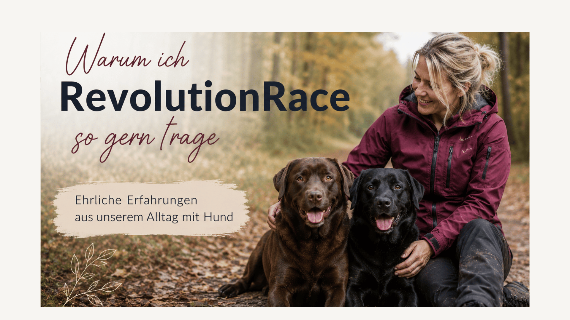 Warum ich Revolution Race trage